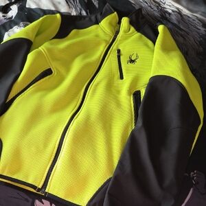 Spyder Bright Yellow and Black Jacket